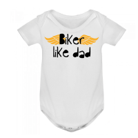 Bodie para bebé BIKER LIKE DAD by TZOR